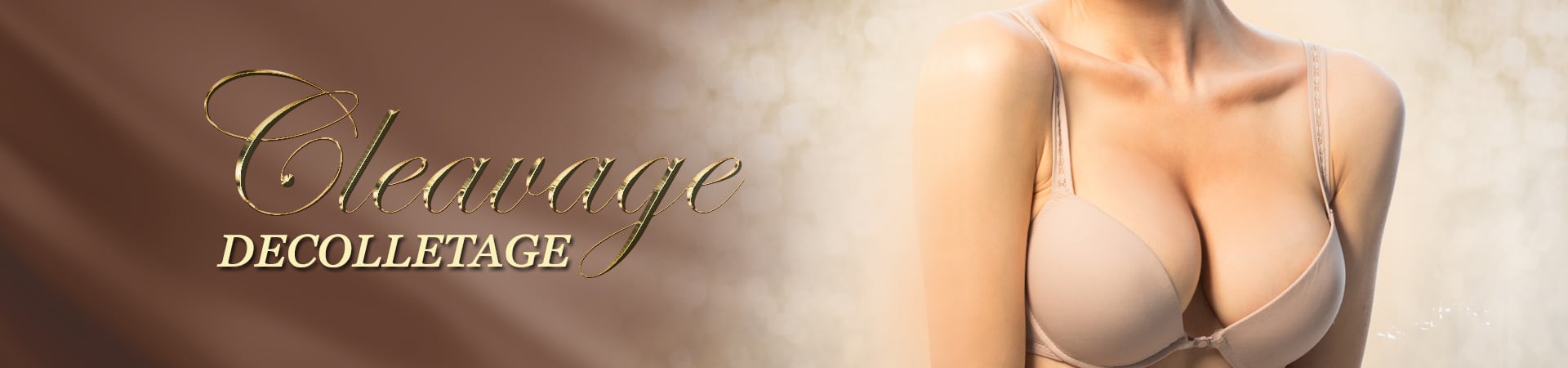 cleavage decolletage - banner