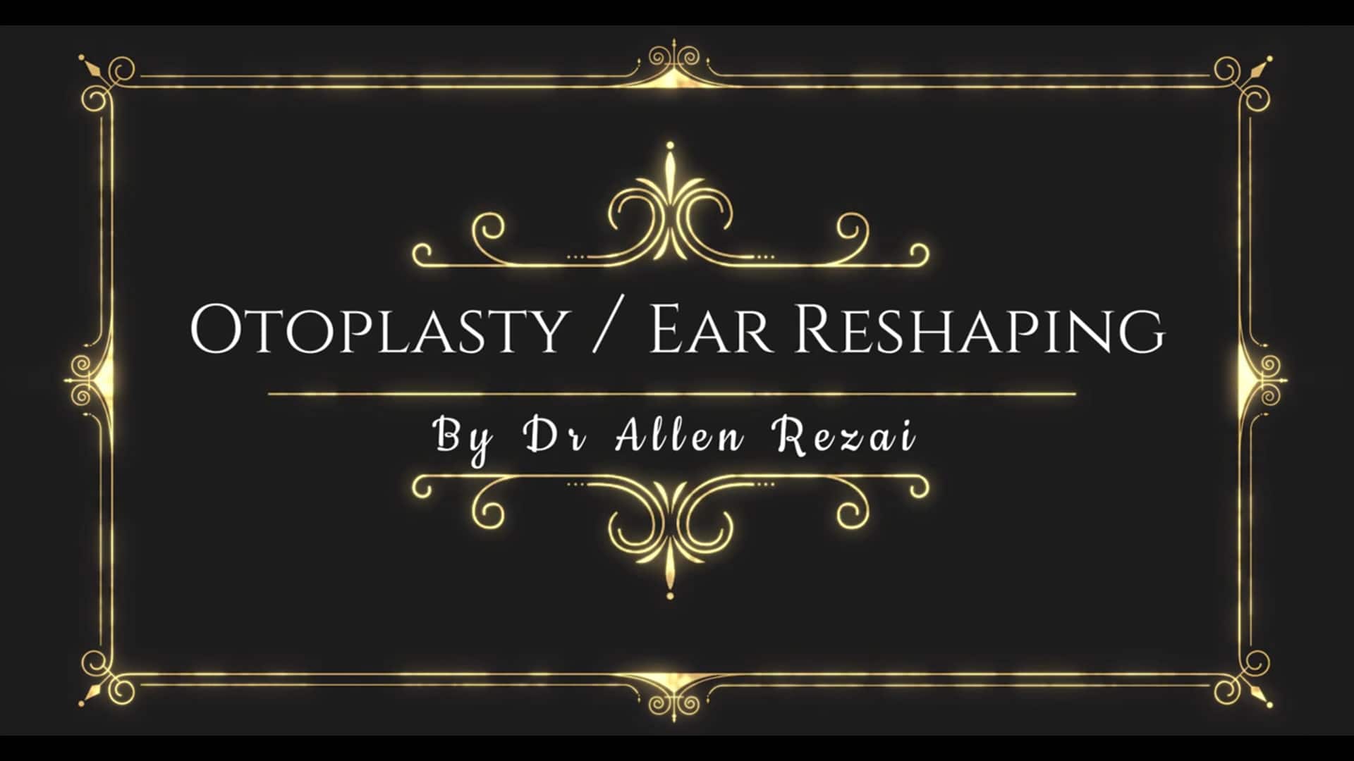 Ear Pinning Surgery / Otoplasty Performed By Dr Allen Rezai